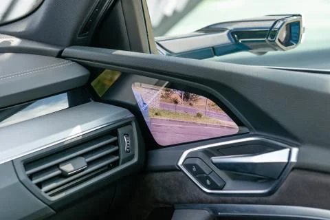 Electronic wing mirror Stock-Fotos