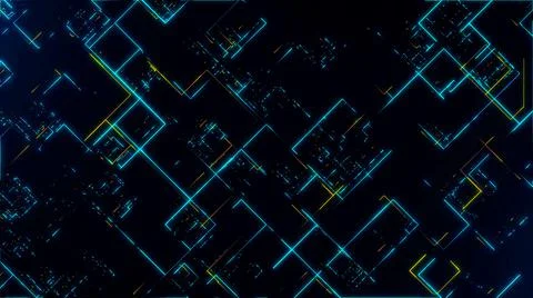 Electronical abstract futuristic background, digital computer technology concept 库存插图