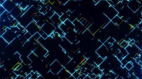 Electronical abstract futuristic background, digital computer technology concept Stock Illustration