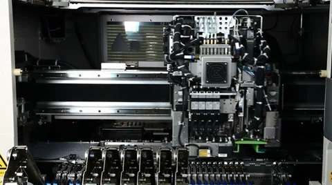 Electronical Machines PCB Stock Footage 36568079