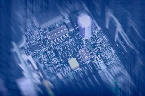 Electronics abstract computer background Stock Photos