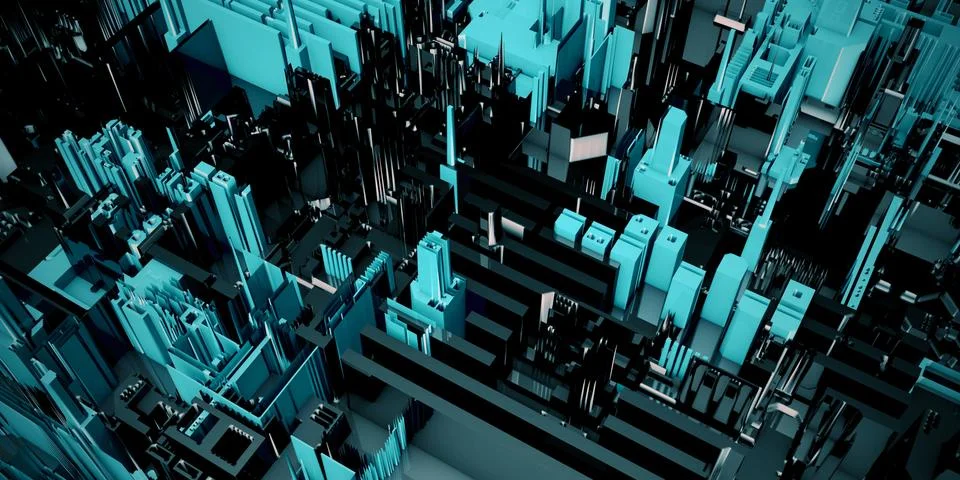 Electronics and Semiconductor Industry Stockillustratie