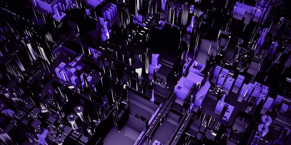 Electronics and Semiconductor Industry Stockillustratie