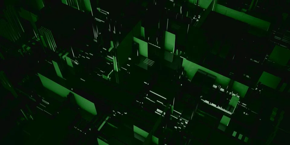 Electronics and Semiconductor Industry Stockillustratie