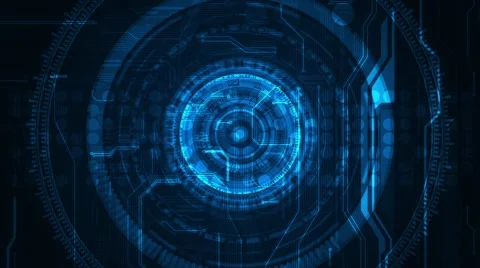 Electronics and technology theme background Stock Footage 49365965