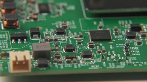 Electronics board for internal brain of television boards Stock Footage 329707475