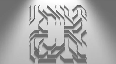 Electronics Circuit board computer engineering data processing  Stock Illustration