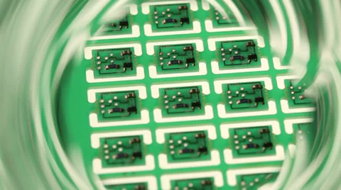 Electronics circuit board Video stock 32244159