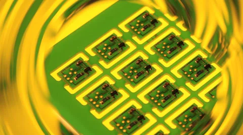 Electronics circuit board Stock Footage 32244465