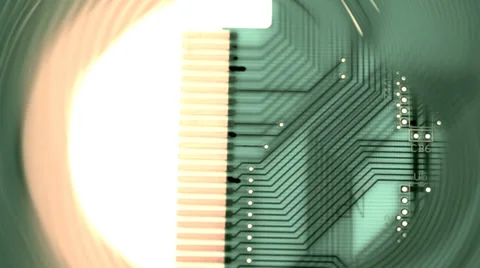 Electronics circuit board Stock Footage 32245026