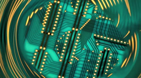 Electronics circuit board Stock Footage 32245064