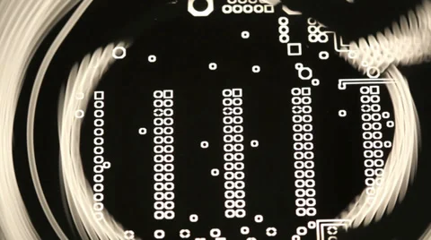 Electronics circuit board Stock Footage 34305655