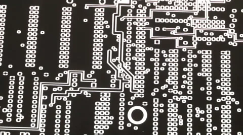 Electronics circuit board Stock Footage 34305853