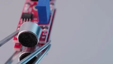 Electronics components, Breadboard in box with jumper wires and breadboard,.. 動画素材 334334691