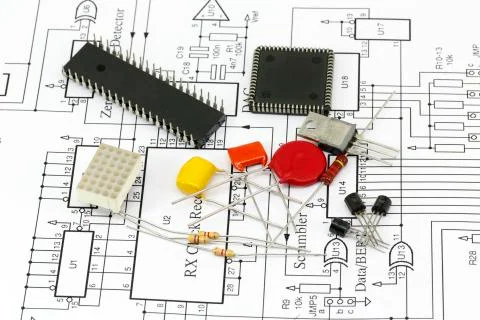 Electronics components 写真素材