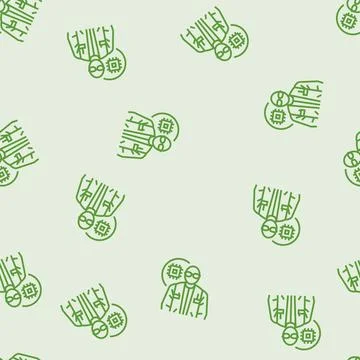 Electronics engineer worker line seamless pattern Stockillustratie