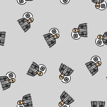 Electronics engineer worker vector seamless pattern Stock Illustration