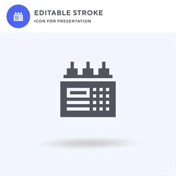 Electronics icon vector, filled flat sign, solid pictogram isolated on white, 스톡 일러스트