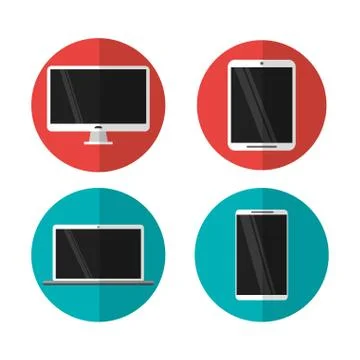 Electronics icons design Stock Illustration