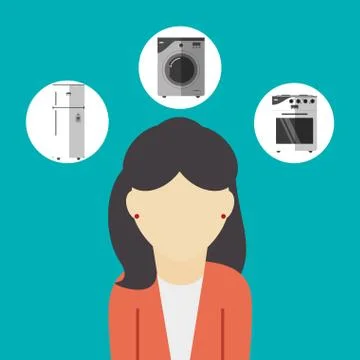 Electronics icons design Stock Illustration
