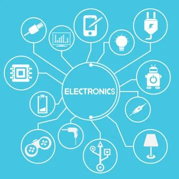 Electronics Stock Illustration