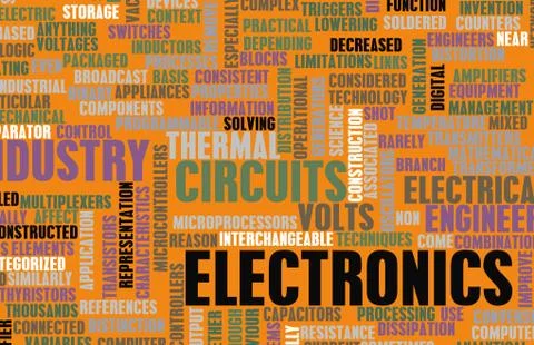 Electronics industry Illustrazione stock