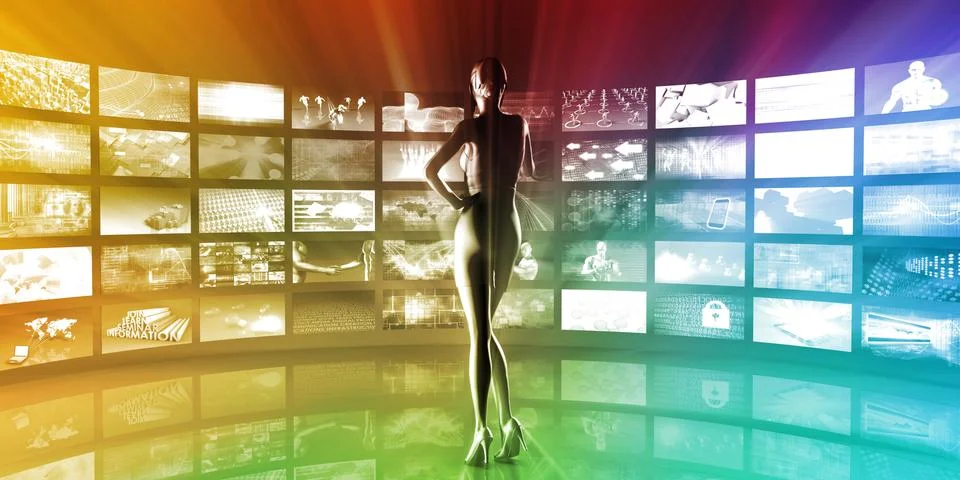 Electronics Industry Illustrazione stock