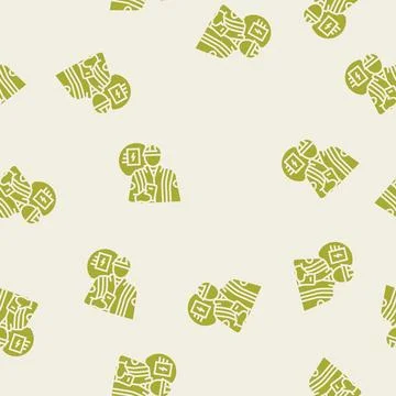 Electronics installers repairers glyph seamless pattern Stockillustratie