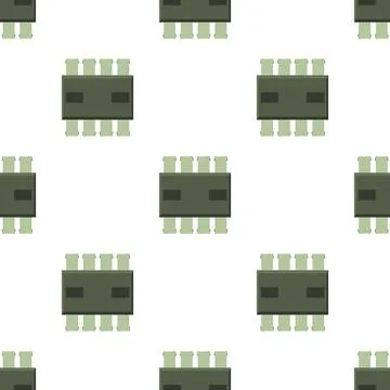 Electronics pattern seamless vector Stock Illustration