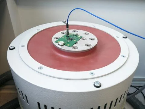 Electronics PCB prepared for reliability testing Stock Photos