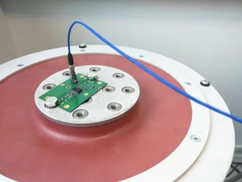 Electronics PCB prepared for reliability testing Stock Photos
