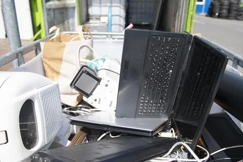 Electronics for recycling Stock Photos