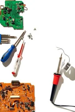 Electronics Repair Template 스톡 사진