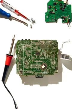 Electronics Repair Template 스톡 사진