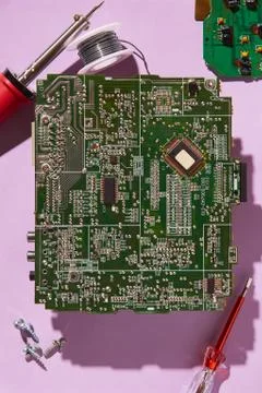 Electronics Repair Template 스톡 사진