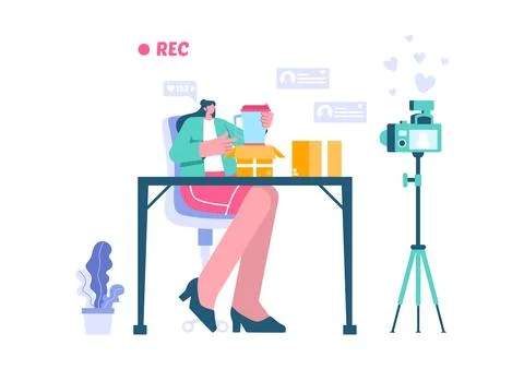 Electronics Review Vector Illustration with Customer Ratings on Quality of .. Stock Illustration
