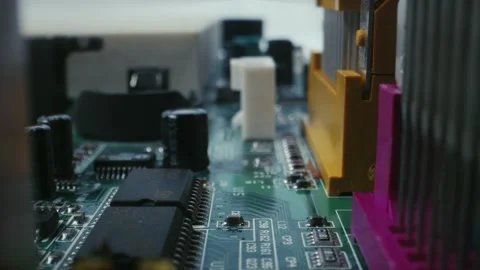 Electronics scheme computer Stock Footage 166956090
