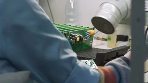 Electronics service technology. Stock Footage 332535989