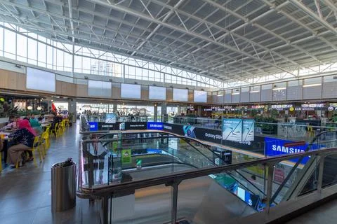 Electronics Shopping Mall Interior With Technology Stores Photos