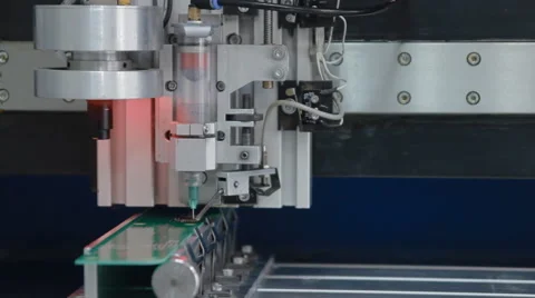 Electronics. Soldering printed circuit boards. 動画素材 40538158