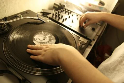 Electronics sounds Stock Photos