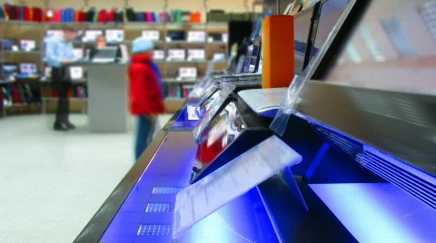 Electronics store 1 Stock Footage 720765