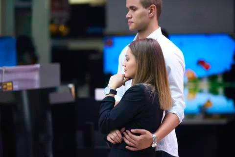 Electronics store Stock Photos