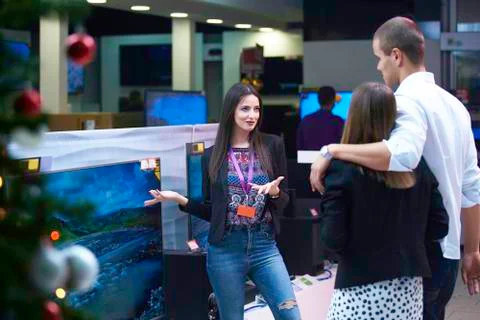 Electronics store Stock Photos