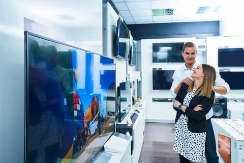 Electronics store Foto stock