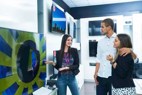 Electronics store Stock Photos