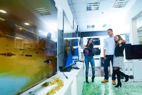 Electronics store Stock Photos