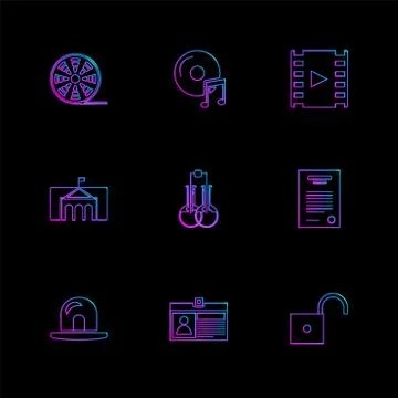 Electronics , technology , study , education , science ,eps icons set vector イラスト素材