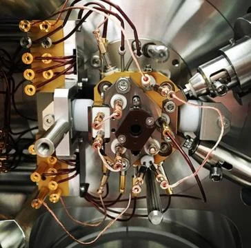 Electrons on molecule Stock Photos