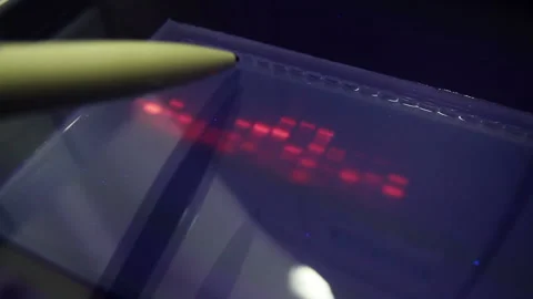 Electrophoresis Stock Footage 94648222